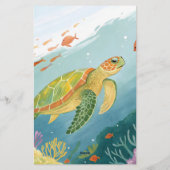 Painting Turtle 便箋 (裏面)