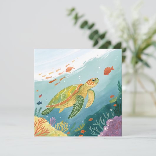 Painting Turtle 招待状 (スタンド正面)