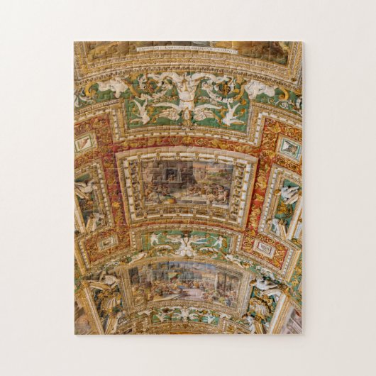 Paintings on ceiling in Gallery of Maps - Vatican ジグソーパズル (縦)