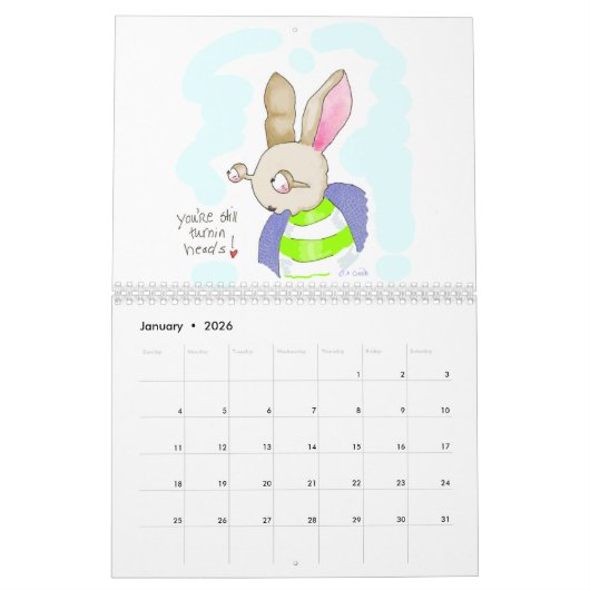 paintpaintDraw 2025カレンダー カレンダー (1月 2026)