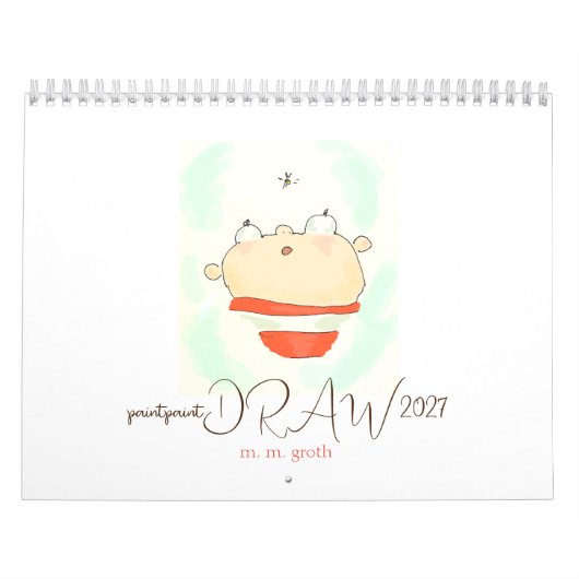 PaintPaintDraw 2027年カレンダー カレンダー (カバー)