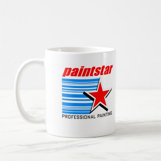 Paintstarのコーヒー・マグ コーヒーマグカップ (左)