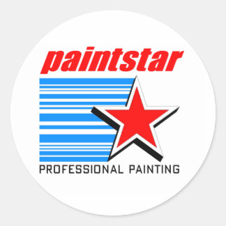 Paintstarステッカーシート1.5インチx 20 ラウンドシール