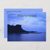 Paipalap Peak Sokehs Rock Indonesia ポストカード (正面/裏面)