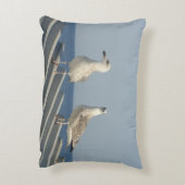 Pair of Seagulls アクセントクッション (裏面(縦))