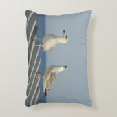 Pair of Seagulls アクセントクッション (正面(垂直))