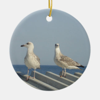 Pair of Seagulls セラミックオーナメント