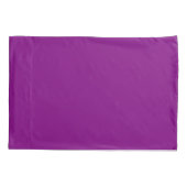 Pair of Solid Purple Pillowcases for Stylish Beddi 枕カバー (裏面-左)
