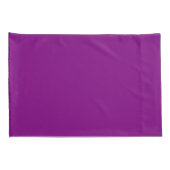 Pair of Solid Purple Pillowcases for Stylish Beddi 枕カバー (裏面-右)