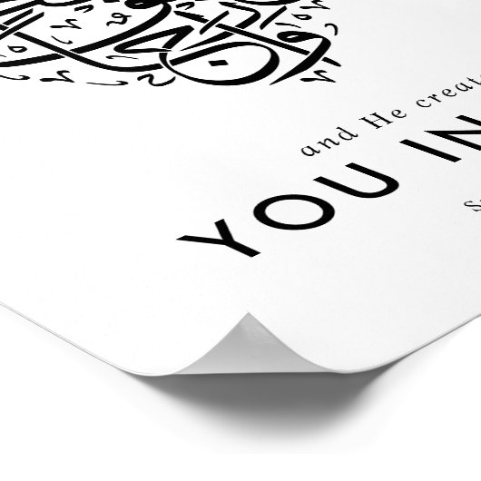 Pairs エレガント Black Muslimで作結婚成 ポスター (角)