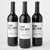 Pairs Well With Retirement ワインラベル (ボトル)