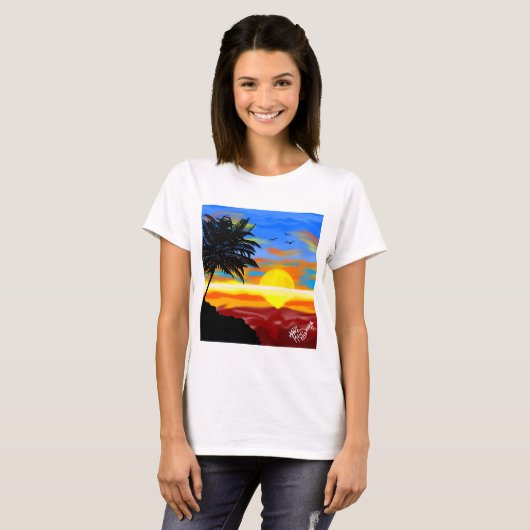 paisagem tropical tシャツ (正面フル)