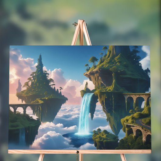 Paisaje de montañas flotantes アクリルサイン (ニュートラル)