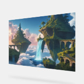 Paisaje de montañas flotantes アクリルサイン (傾斜)