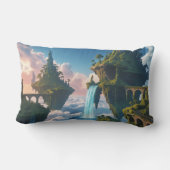 Paisaje de montañas flotantes ランバークッション (裏面)