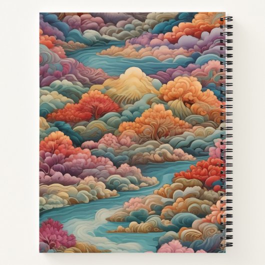 Paisaje de Seda ノートブック (裏面)