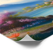 paisaje lago ポスター (角)