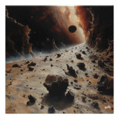 Paisaje Surrealista del Espacio Exterior ポスター (正面)