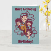 Paiselyの花Scooby-Dooおよび集団 カード (黄色い花)