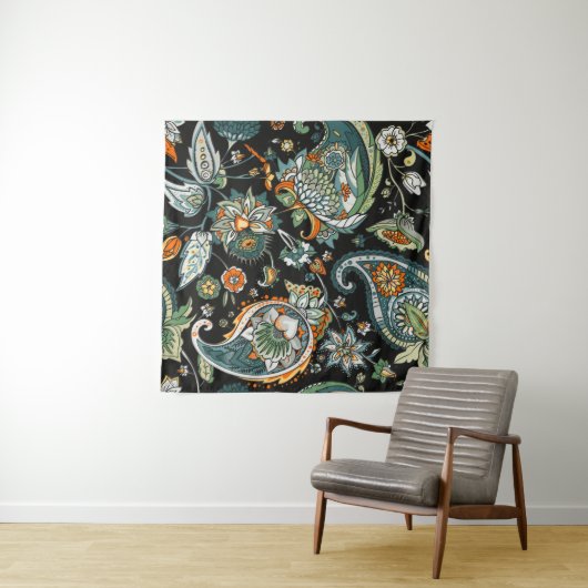 Paisley. A seamless pattern based on the tradition タペストリー (インサイチュ(横))