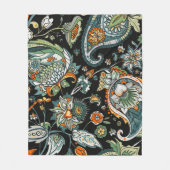 Paisley. A seamless pattern based on the tradition フリースブランケット (正面)