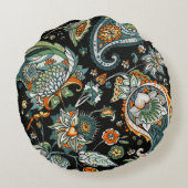 Paisley. A seamless pattern based on the tradition ラウンドクッション (裏面)