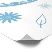 Paisley Blue Bird ポスター (角)