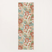 Paisley Floral Yoga Mat - Custom Name Mat ヨガマット (裏面)