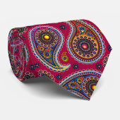 Paisley - Maroon ネクタイ (ロール)