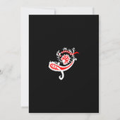 Paisley Motif Poster – Folk Art Floral Design セーブザデート (裏面)