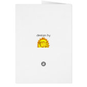 paisley owl greeting card (裏面)