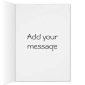 paisley owl greeting card (内側 (右))