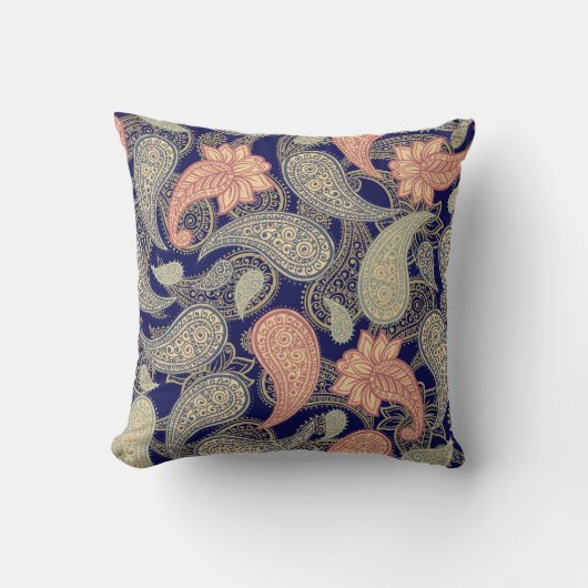 Paisley Pattern  クッション (正面)