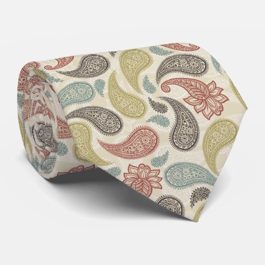 Paisley Pattern ネクタイ (ロール)