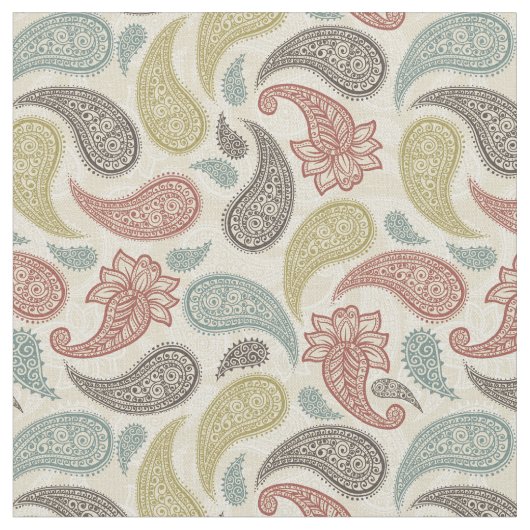 Paisley Pattern ファブリック (クローズアップ)