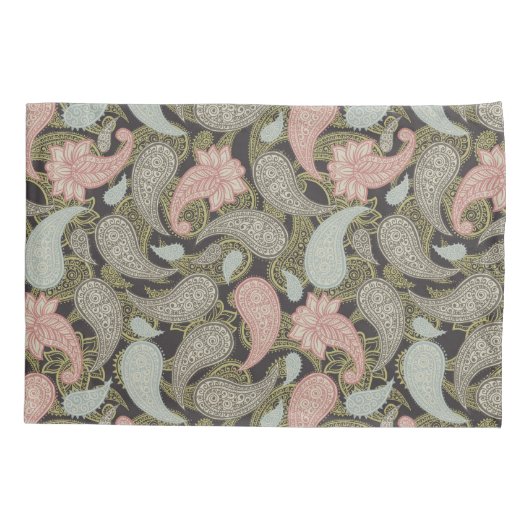 Paisley Pattern  枕カバー (裏面)