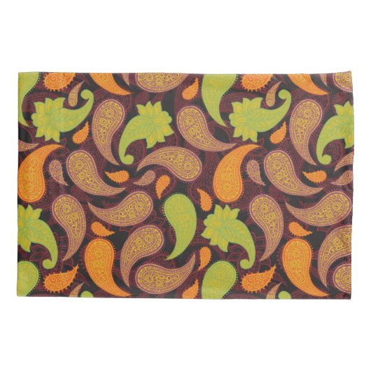 Paisley Pattern  枕カバー (裏面)