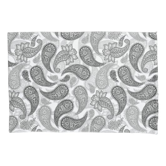 Paisley Pattern  枕カバー (正面)