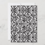 Paisley Pattern Art – Ornamental Floral Outline セーブザデート (正面)
