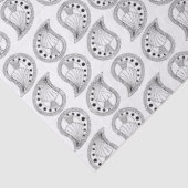 Paisley Petal Rhythm black lines 薄葉紙 (詳細)