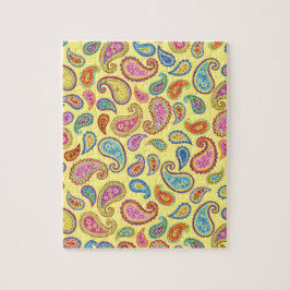 Paisley Pretty Moroccan Colorful Design ジグソーパズル