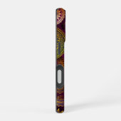 Paisley Purple Green iPhone 16ケース (右側面)