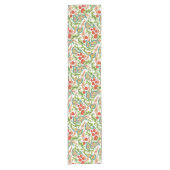 Paisley Red Raspberries   ショートテーブルランナー (正面)