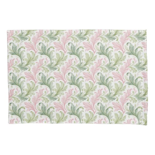 Paisley Reversible Pattern Cottage Style 枕カバー (正面)