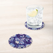 Paisley Royal Blue Coaster ペーパーコースター (インサイチュ)