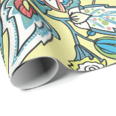 Paisley seamless pattern based on the traditional ラッピングペーパー (ロールコーナー)