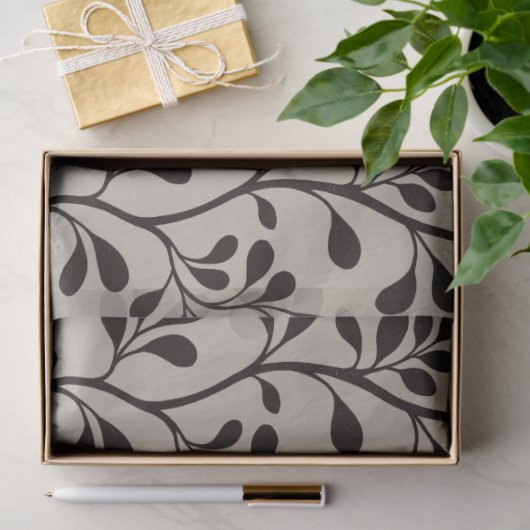 Paisley Waltz Minimalist Botanical Silhouettes 薄葉紙 (ギフト)