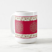 PaisleyOfBliss – コーヒー、紅茶マグカップ コーヒーマグカップ (正面左)