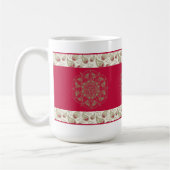 PaisleyOfBliss – コーヒー、紅茶マグカップ コーヒーマグカップ (左)