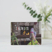 Pajamaパーティーの日付はがきを保存 案内ポストカード (スタンド正面)